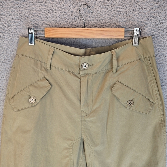 Kut From The Kloth Women's Pants Sz 8 All Cotton Beige Taper Leg Casual Comfort - Picture 2 of 15